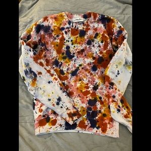 Anna Joyce tie dye sweatshirt small